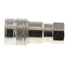 Steel DN 5 Hydraulic Coupling Socket G 1/8 inch Female Threads ISO 7241-1 B D 10.9mm