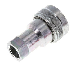 Steel DN 12.5 Hydraulic Coupling Socket G 1/2 inch Female Threads ISO 7241-1 B D 23.5mm