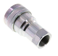 Steel DN 40 Hydraulic Coupling Socket G 1 1/4 inch Female Threads ISO 7241-1 B D 44.5mm