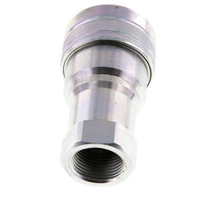 Steel DN 40 Hydraulic Coupling Socket G 1 1/2 inch Female Threads ISO 7241-1 B D 44.5mm