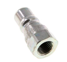 Steel DN 6.3 Hydraulic Coupling Plug G 1/4 inch Female Threads ISO 7241-1 B D 14.2mm