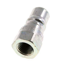 Steel DN 6.3 Hydraulic Coupling Plug G 1/4 inch Female Threads ISO 7241-1 B D 14.2mm