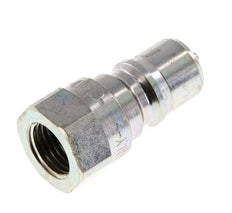 Steel DN 6.3 Hydraulic Coupling Plug G 1/4 inch Female Threads ISO 7241-1 B D 14.2mm