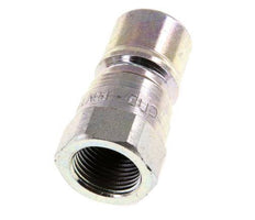 Steel DN 10 Hydraulic Coupling Plug G 3/8 inch Female Threads ISO 7241-1 B D 19.1mm