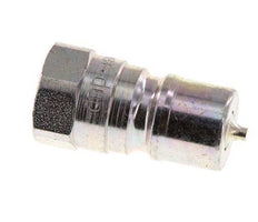 Steel DN 10 Hydraulic Coupling Plug G 3/8 inch Female Threads ISO 7241-1 B D 19.1mm