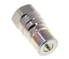 Steel DN 10 Hydraulic Coupling Plug G 3/8 inch Female Threads ISO 7241-1 B D 19.1mm