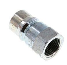 Steel DN 12.5 Hydraulic Coupling Plug G 1/2 inch Female Threads ISO 7241-1 B D 23.5mm