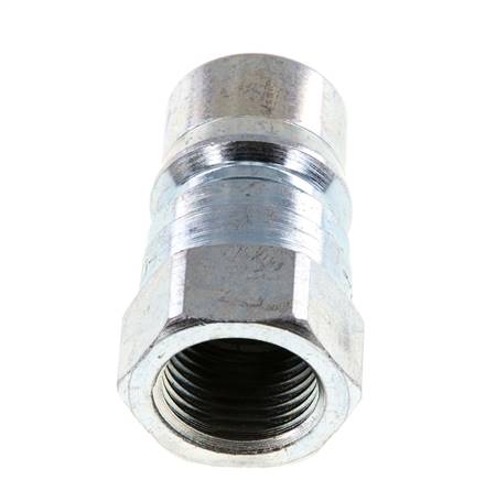 Steel DN 12.5 Hydraulic Coupling Plug G 1/2 inch Female Threads ISO 7241-1 B D 23.5mm