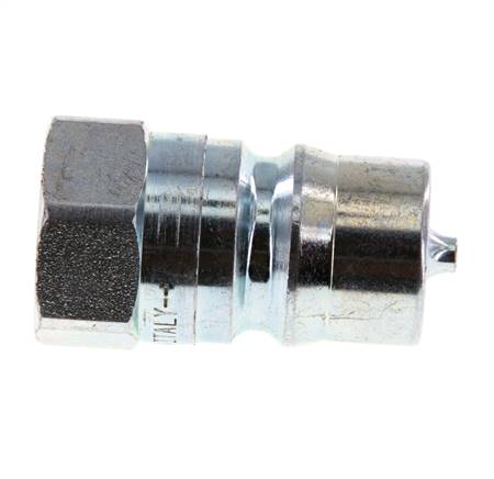 Steel DN 12.5 Hydraulic Coupling Plug G 1/2 inch Female Threads ISO 7241-1 B D 23.5mm