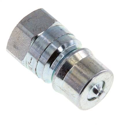 Steel DN 12.5 Hydraulic Coupling Plug G 1/2 inch Female Threads ISO 7241-1 B D 23.5mm