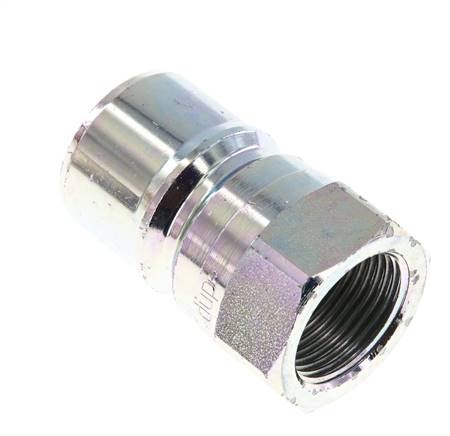 Steel DN 20 Hydraulic Coupling Plug G 3/4 inch Female Threads ISO 7241-1 B D 31.4mm