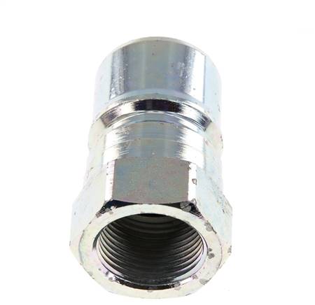 Steel DN 20 Hydraulic Coupling Plug G 3/4 inch Female Threads ISO 7241-1 B D 31.4mm