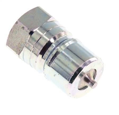Steel DN 20 Hydraulic Coupling Plug G 3/4 inch Female Threads ISO 7241-1 B D 31.4mm