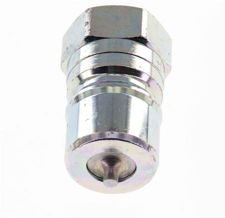 Steel DN 20 Hydraulic Coupling Plug G 3/4 inch Female Threads ISO 7241-1 B D 31.4mm