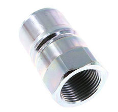 Steel DN 25 Hydraulic Coupling Plug G 1 inch Female Threads ISO 7241-1 B D 37.8mm