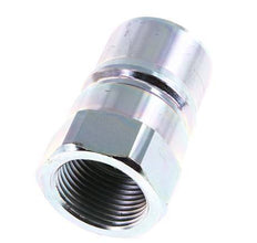 Steel DN 25 Hydraulic Coupling Plug G 1 inch Female Threads ISO 7241-1 B D 37.8mm