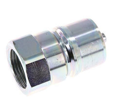 Steel DN 25 Hydraulic Coupling Plug G 1 inch Female Threads ISO 7241-1 B D 37.8mm