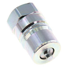 Steel DN 25 Hydraulic Coupling Plug G 1 inch Female Threads ISO 7241-1 B D 37.8mm