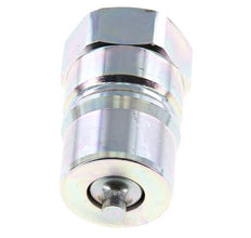 Steel DN 25 Hydraulic Coupling Plug G 1 inch Female Threads ISO 7241-1 B D 37.8mm