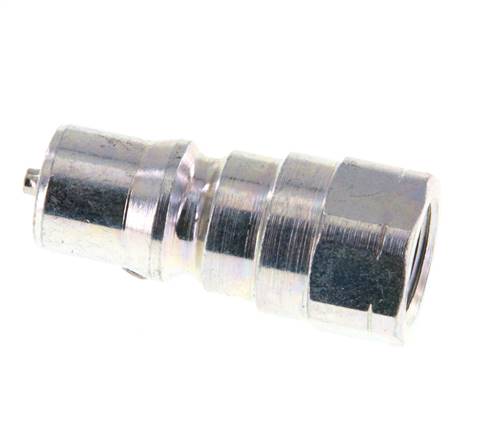 Steel DN 5 Hydraulic Coupling Plug 1/8 inch Female NPT Threads ISO 7241-1 B D 10.9mm