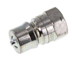 Steel DN 12.5 Hydraulic Coupling Plug 1/2 inch Female NPT Threads ISO 7241-1 B D 23.5mm