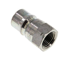 Steel DN 12.5 Hydraulic Coupling Plug 1/2 inch Female NPT Threads ISO 7241-1 B D 23.5mm