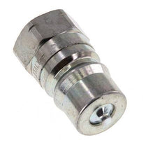 Steel DN 12.5 Hydraulic Coupling Plug 1/2 inch Female NPT Threads ISO 7241-1 B D 23.5mm