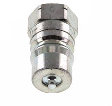 Steel DN 12.5 Hydraulic Coupling Plug 1/2 inch Female NPT Threads ISO 7241-1 B D 23.5mm