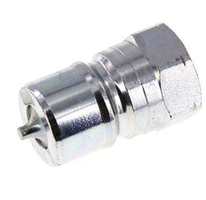 Steel DN 20 Hydraulic Coupling Plug 3/4 inch Female NPT Threads ISO 7241-1 B D 31.4mm