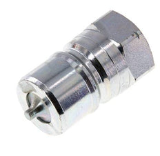 Steel DN 20 Hydraulic Coupling Plug 3/4 inch Female NPT Threads ISO 7241-1 B D 31.4mm