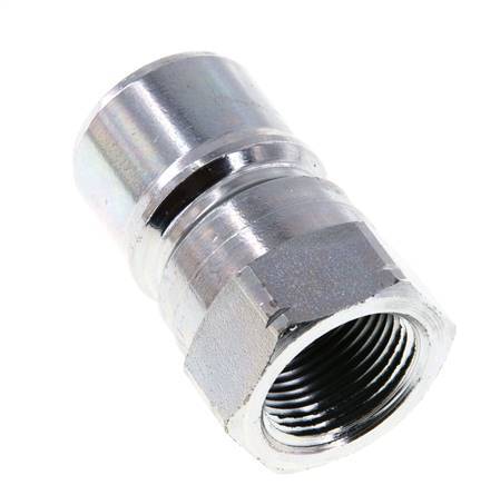 Steel DN 20 Hydraulic Coupling Plug 3/4 inch Female NPT Threads ISO 7241-1 B D 31.4mm