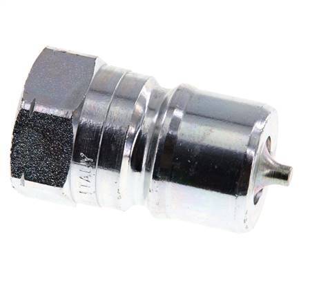 Steel DN 20 Hydraulic Coupling Plug 3/4 inch Female NPT Threads ISO 7241-1 B D 31.4mm