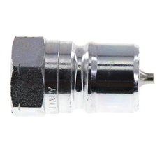 Steel DN 20 Hydraulic Coupling Plug 3/4 inch Female NPT Threads ISO 7241-1 B D 31.4mm