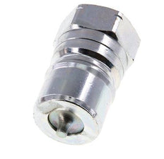 Steel DN 20 Hydraulic Coupling Plug 3/4 inch Female NPT Threads ISO 7241-1 B D 31.4mm