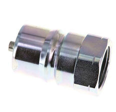 Steel DN 25 Hydraulic Coupling Plug 1 inch Female NPT Threads ISO 7241-1 B D 37.8mm