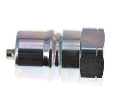 Steel DN 25 Hydraulic Coupling Plug 1 inch Female NPT Threads ISO 7241-1 B D 37.8mm