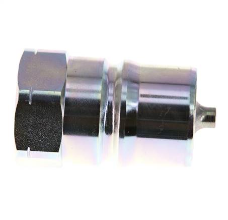 Steel DN 50 Hydraulic Coupling Plug 2 inch Female NPT Threads ISO 7241-1 B D 63.2mm