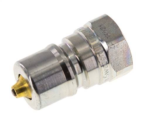 Steel DN 10 Hydraulic Coupling Plug G 3/8 inch Female Threads Pressure Eliminator ISO 7241-1 B D 19.1mm