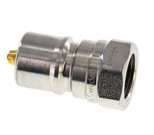 Steel DN 10 Hydraulic Coupling Plug G 3/8 inch Female Threads Pressure Eliminator ISO 7241-1 B D 19.1mm