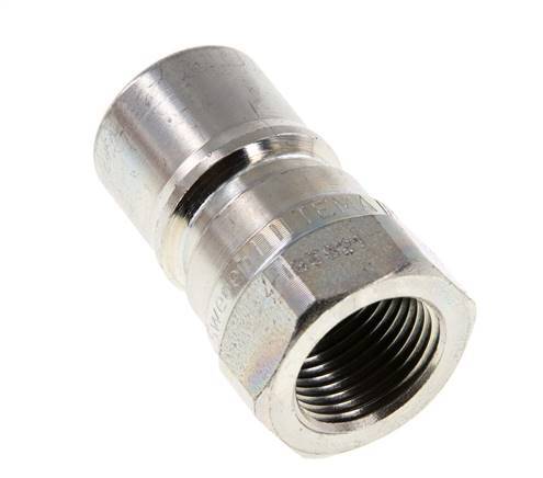 Steel DN 10 Hydraulic Coupling Plug G 3/8 inch Female Threads Pressure Eliminator ISO 7241-1 B D 19.1mm