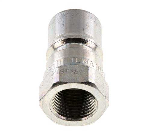 Steel DN 10 Hydraulic Coupling Plug G 3/8 inch Female Threads Pressure Eliminator ISO 7241-1 B D 19.1mm