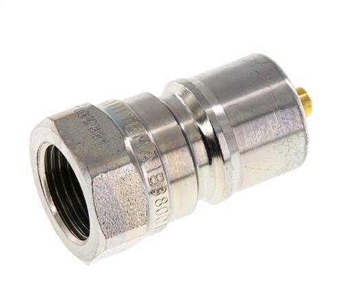 Steel DN 10 Hydraulic Coupling Plug G 3/8 inch Female Threads Pressure Eliminator ISO 7241-1 B D 19.1mm