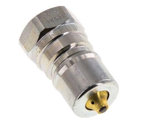 Steel DN 10 Hydraulic Coupling Plug G 3/8 inch Female Threads Pressure Eliminator ISO 7241-1 B D 19.1mm