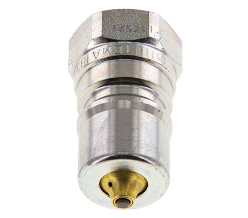 Steel DN 10 Hydraulic Coupling Plug G 3/8 inch Female Threads Pressure Eliminator ISO 7241-1 B D 19.1mm