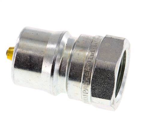 Steel DN 12.5 Hydraulic Coupling Plug G 1/2 inch Female Threads Pressure Eliminator ISO 7241-1 B D 23.5mm