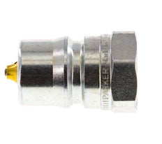Steel DN 12.5 Hydraulic Coupling Plug G 1/2 inch Female Threads Pressure Eliminator ISO 7241-1 B D 23.5mm