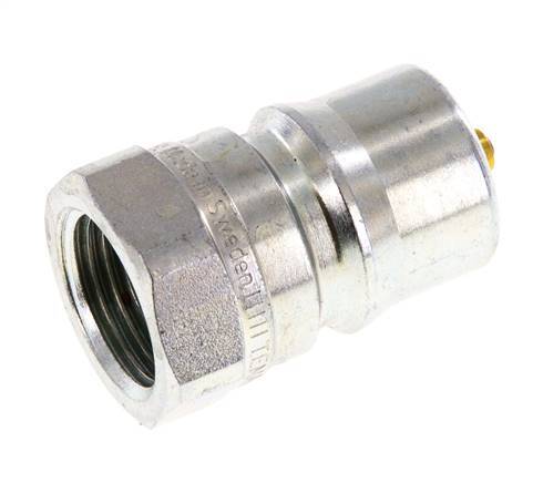 Steel DN 12.5 Hydraulic Coupling Plug G 1/2 inch Female Threads Pressure Eliminator ISO 7241-1 B D 23.5mm