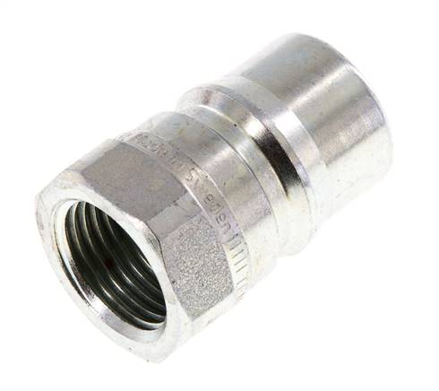 Steel DN 12.5 Hydraulic Coupling Plug G 1/2 inch Female Threads Pressure Eliminator ISO 7241-1 B D 23.5mm