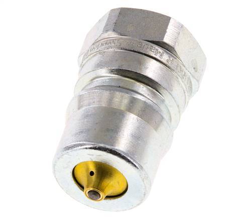 Steel DN 12.5 Hydraulic Coupling Plug G 1/2 inch Female Threads Pressure Eliminator ISO 7241-1 B D 23.5mm