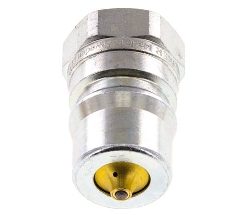 Steel DN 12.5 Hydraulic Coupling Plug G 1/2 inch Female Threads Pressure Eliminator ISO 7241-1 B D 23.5mm